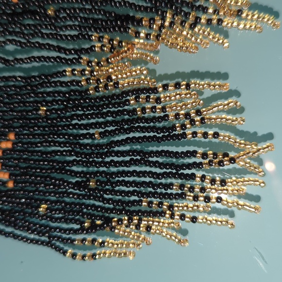 Bohemian Tribal Native American Beaded Colorful Pierced Earrings Butterfly Moon - Picture 8 of 10